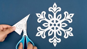 Paper Snowflakes - How to make Snowflake out of paper - Christmas Decorations