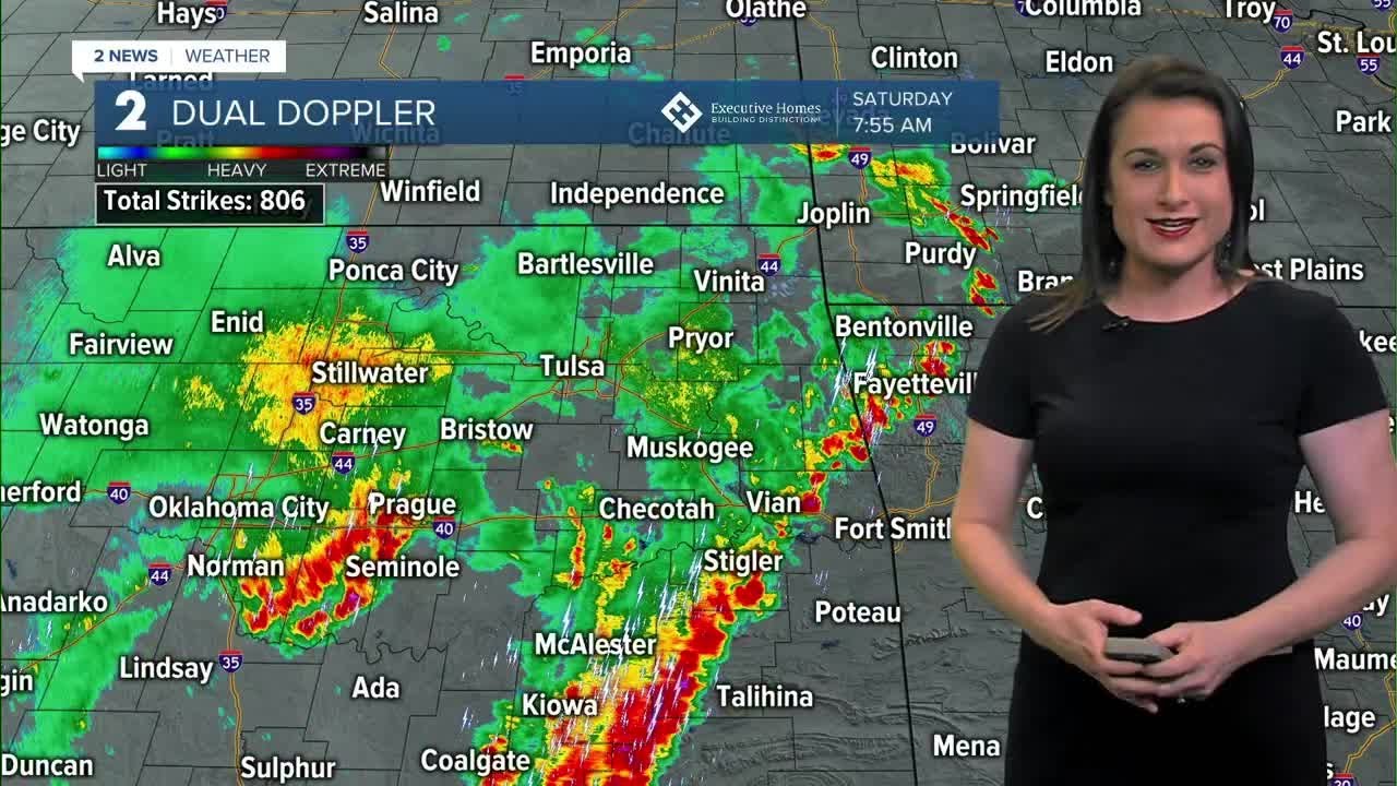 Rain/Storm Chances for Saturday - YouTube