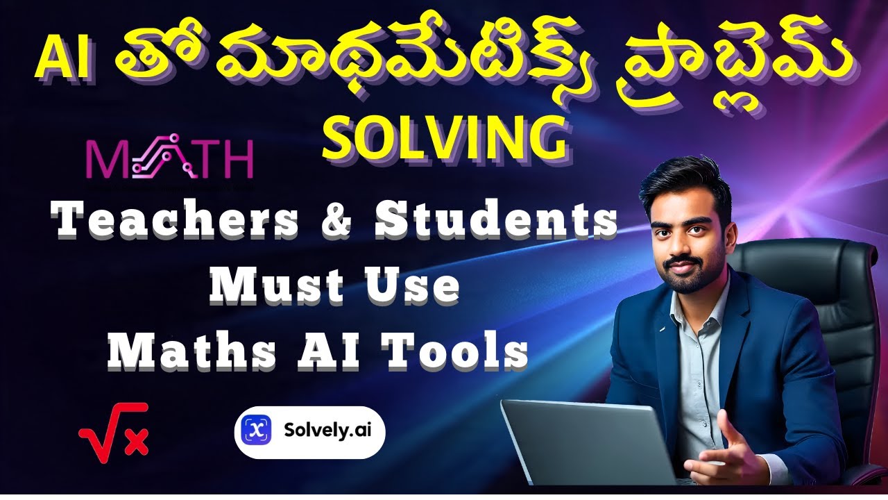 AI Tools for Maths, Homework  & Problem Solving | Tech AI Telugu