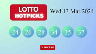 LottoHotPicks Draw Results on Wed 13 Mar 2024 The National Lottery UK