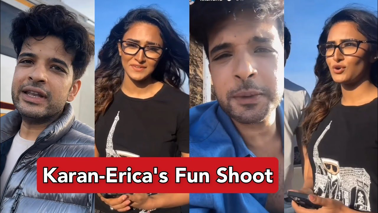 Karan Kundra's Fun On Set With Erica Fernandes and Whole Team | Karan-Erica Song BTS