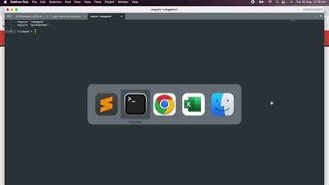 How to read data from an excel file using ruby