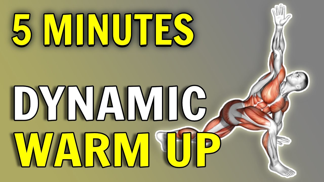 Quick & Effective 5 Minute Dynamic Warm Up At Home (Pre Workout Stretch)