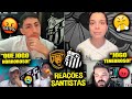Reaes dos santistas furiosos com a derrota  amazonas 1x0 santos react brasileiro srie b 2024