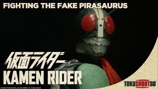 Kamen Rider (1971) Clip: Fighting The Fake Pirasaurus (HD)