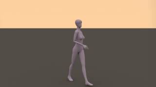 Female walk cycle first attepmt