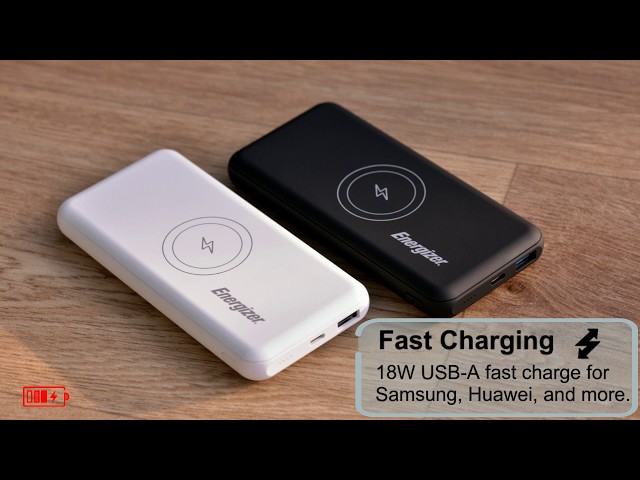 Energizer® Wireless and Fast Charge Power Bank QE10007PQ