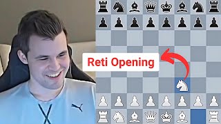 Magnus Carlsen’s Dominant Performance with the Reti Opening