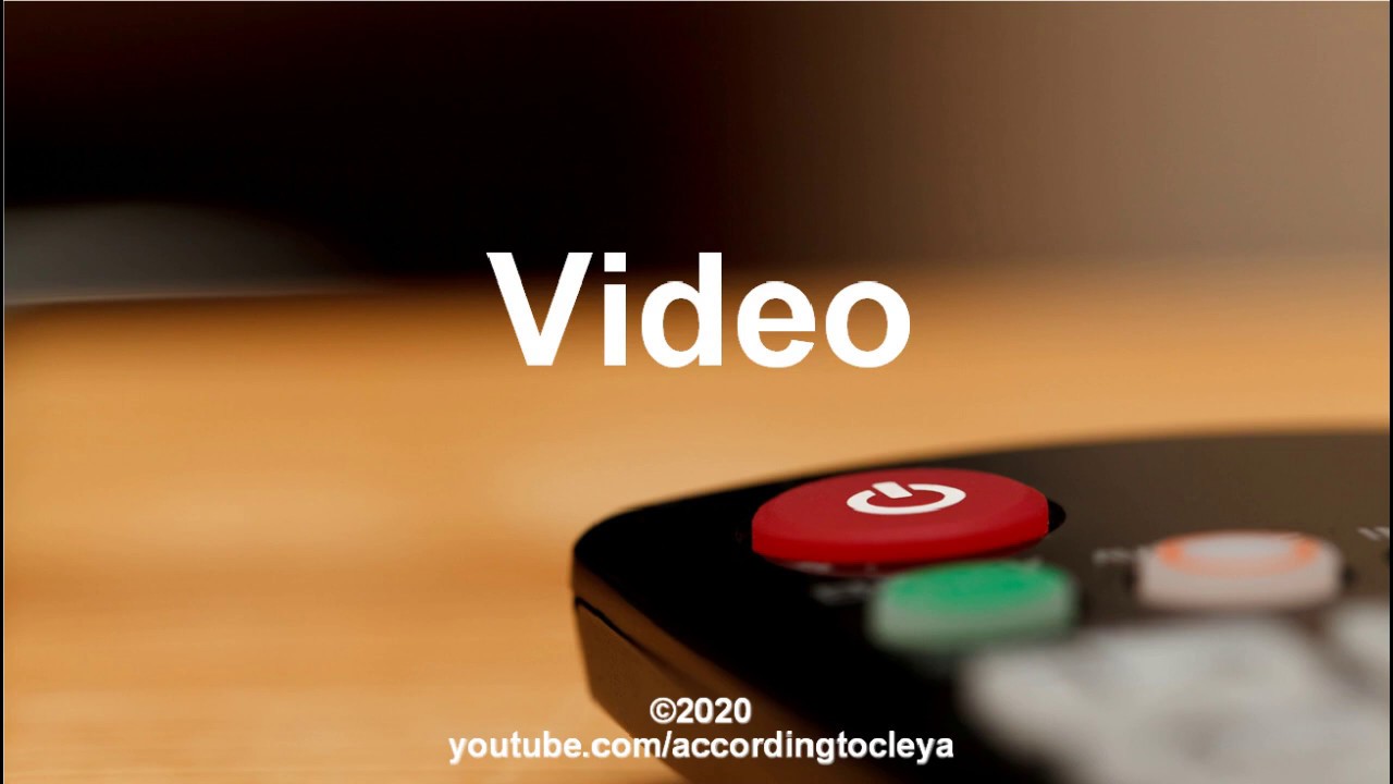 Video pronunciation according to Cleya