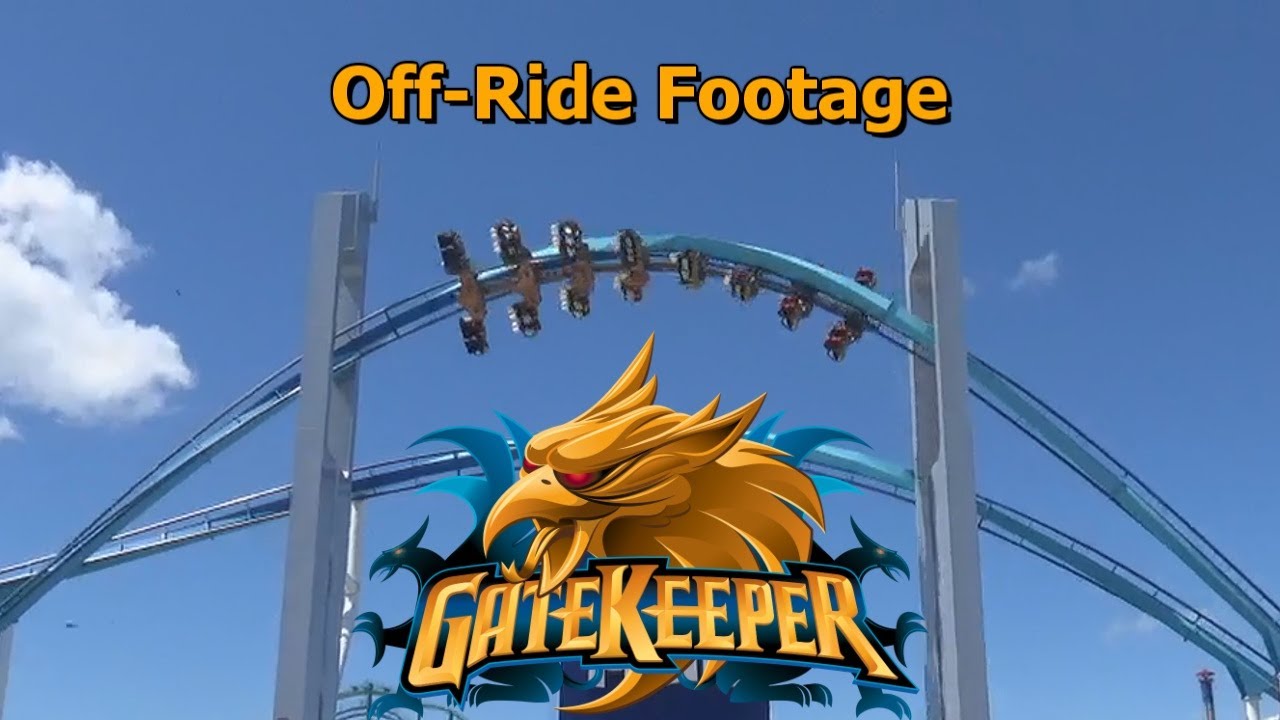 GateKeeper at Cedar Point (Off-Ride Footage) - Non-Copyright - YouTube