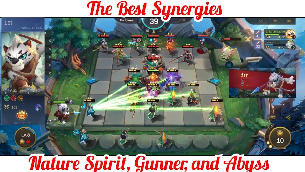 Best Synergies Nature Spirit, Gunner, and Abyss in Magic Chess Game ...