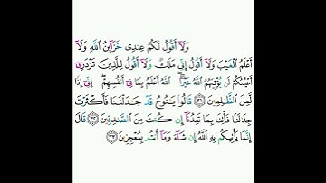 11 - سورة هود ٣١-٣٣ - ماهر المعيقلي