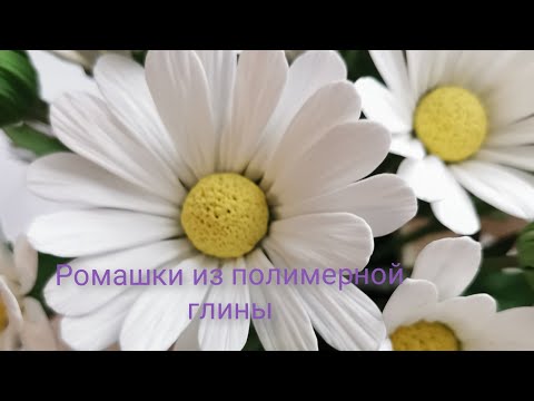 Ромашки из полимерной