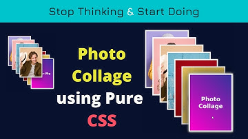 CSS  Hover Card. Photo collage using CSS.