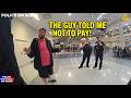 Entitled Bully REFUSES To Pay $100 Airport Restaurant Tab!