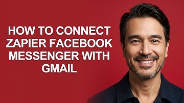 How to Connect Zapier Facebook Messenger With Gmail - KevinHowTo