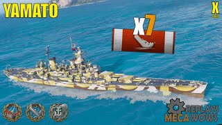 Yamato 7 Kills & 287k Damage | World of Warships Gameplay