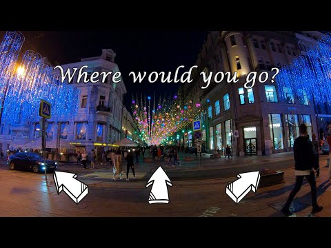 ⁴ᴷ⁵⁰ Walking Moscow: Moscow Center - Interactive Video - Par