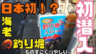 【前編】日本初　海老釣り堀　潜入調査！えび