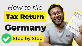 How to submit Tax Return in Germany // German Tax Declaration Step by Step Example screenshot 5