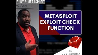 Metasploit Tutorial(Free): Exploit Check Function 2021