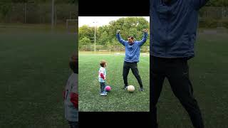 Ball Mastery Drills With 3-Year-Old Kian Future Football Star In Training