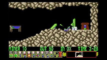 Custom Lemmings Level - Mined the gap by Clam Spammer