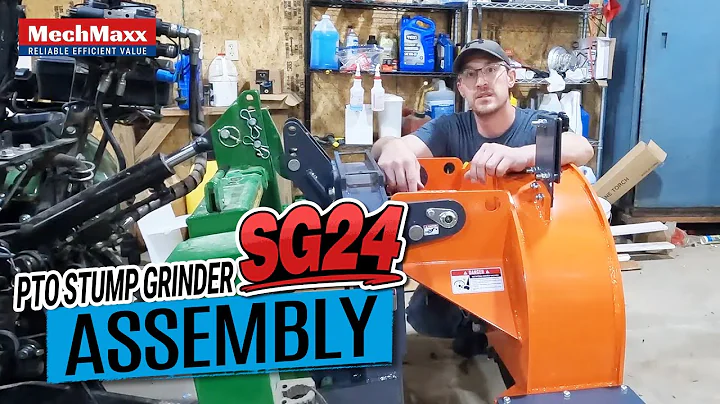 MechMaxx PTO Stump Grinder SG24 Assembly Video