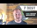 7 Best Free Design Resources 2019 | Assets, Color, Icons, Fonts, Code, Inspiration, ...
