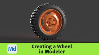 Creating a Wheel in Substance 3D Modeler Beta | Adobe Substance 3D screenshot 5