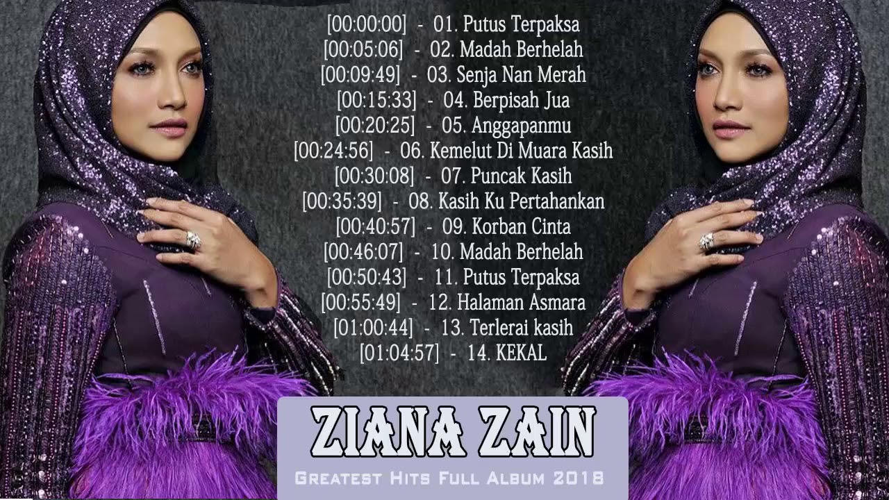 ziana zain Full Album (Video Lirik) - Lagu Sholawat Terbaru 2018 - YouTube