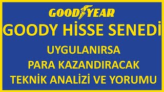 GOODYEAR LASTİKLERİ T.A.Ş. GOOD HİSSE ANALİZ VE YORUMU /// #GOODY DOLAR BAZLI USD #borsa #hisse