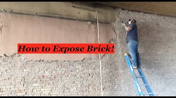 How to Expose Brick and Remove Plaster