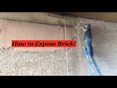How to Expose Brick and Remove Plaster