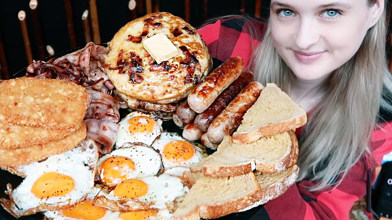 10,000 Calorie American Breakfast Challenge YouTube