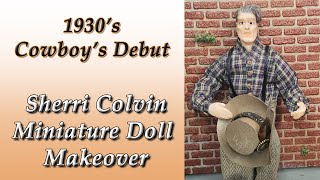 Meet Margo's Son| Miniature Doll Makeover | Sherri Colvin Doll |1:12 Dollhouse|