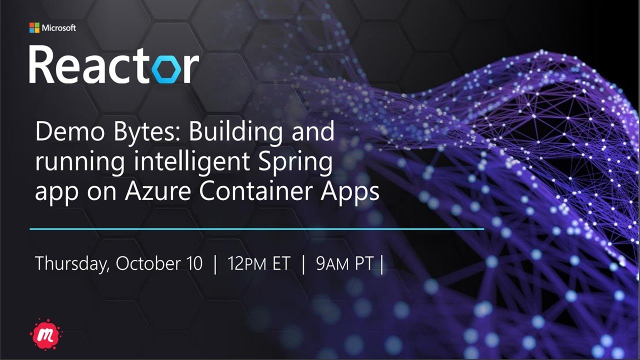 Demo Bytes: Building and Running Intelligent Spring Apps on Azure ...