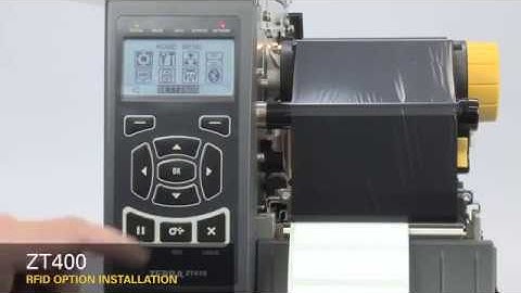 Zebra ZT410 RFID Calibration