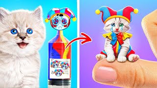 I Can't Save My Cat From Pomni  *Cat In Digital Circus World And Crazy Pets Hacks*