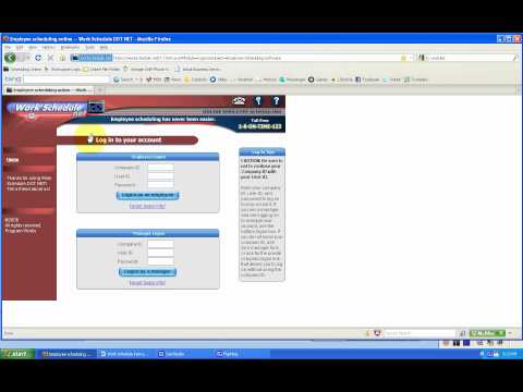 Scheduling Part 1 - Introduction & Login