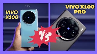 Vivo X100 vs Vivo X100 pro comparison. #vivox100 #vivox100pro