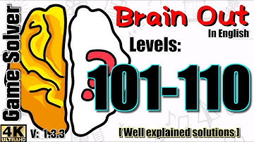 𝐁𝐑𝐀𝐈𝐍 𝐎𝐔𝐓 - Can you pass it? | Level 101 to 110 [ENGLISH]