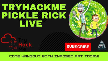 Pickle Rick (Rick and Morty) TryHackMe Room Walkthrough - With InfoSec Pat 2023