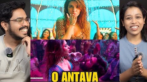Oo Antava Mawa..Oo Oo Antava Song REACTION | Pushpa Songs | Allu Arjun | DSP | Sukumar | Samantha