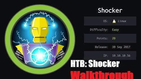 Shocker Walkthrough | HTB Retired | TJ NULL OSCP like Boxes | HackTheBox