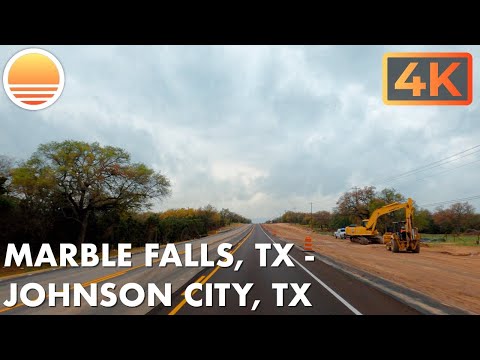 [4K] Marble Falls, Texas to Johnson City, Texas! Drive with me on US 281 in Texas.