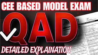 CEE  Model Exam QAD 2082/10/03 screenshot 1