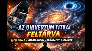 AZ UNIVERZUM TITKAI FELTÁRVA – SÖTÉT ANYAG, ŐSI GALAXISOK, GRAVITÁCIÓS HULLÁMOK #astronomy  #jwst 4K