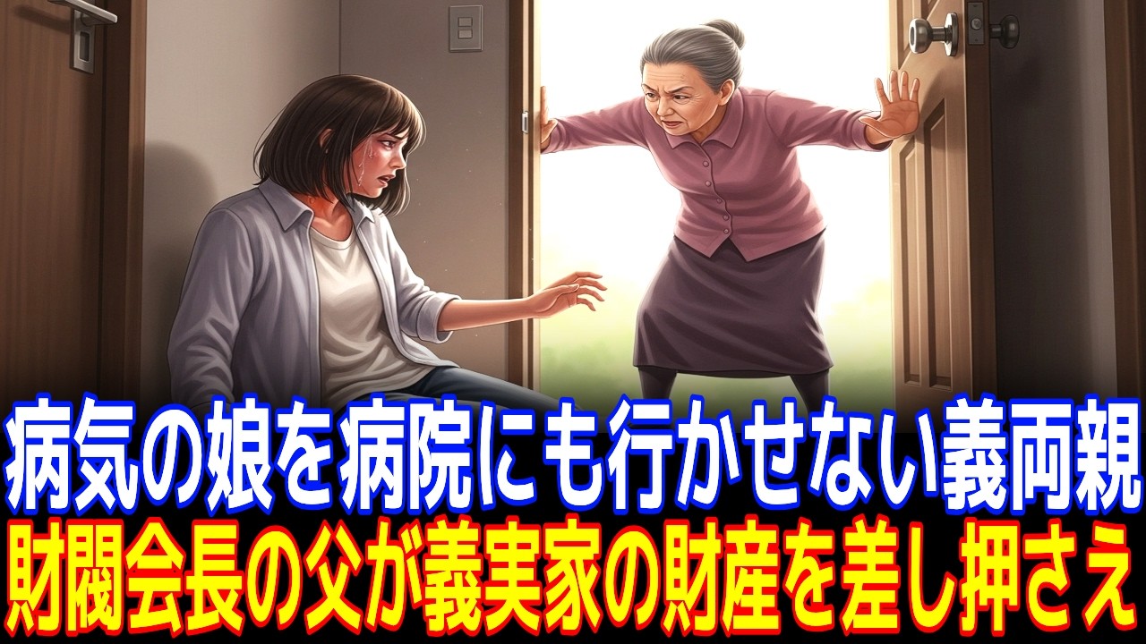 病気の娘を病院にも行かせない義両親, 財閥会長の父が義実家の財産を差し押さえ