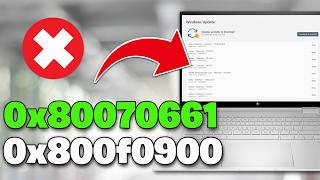 Windows 10 Update Error 0x800f0900/0x80070661 FIX